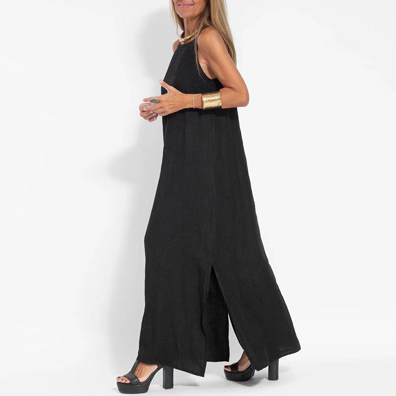 Vestido Ana Longo de Alcinha Fina