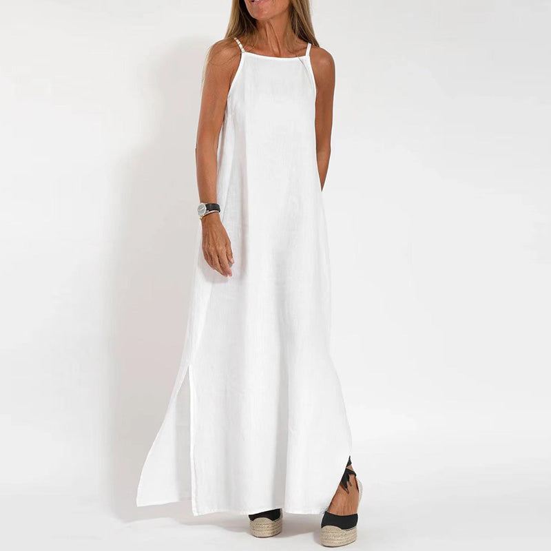 Vestido Ana Longo de Alcinha Fina