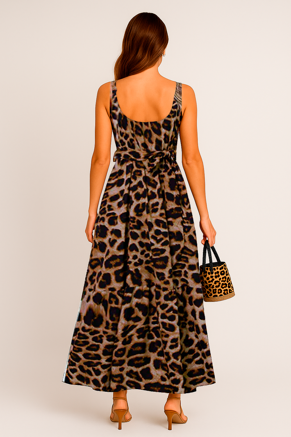 Vestido Lully Longo sem Manga Fluído - Oncinha