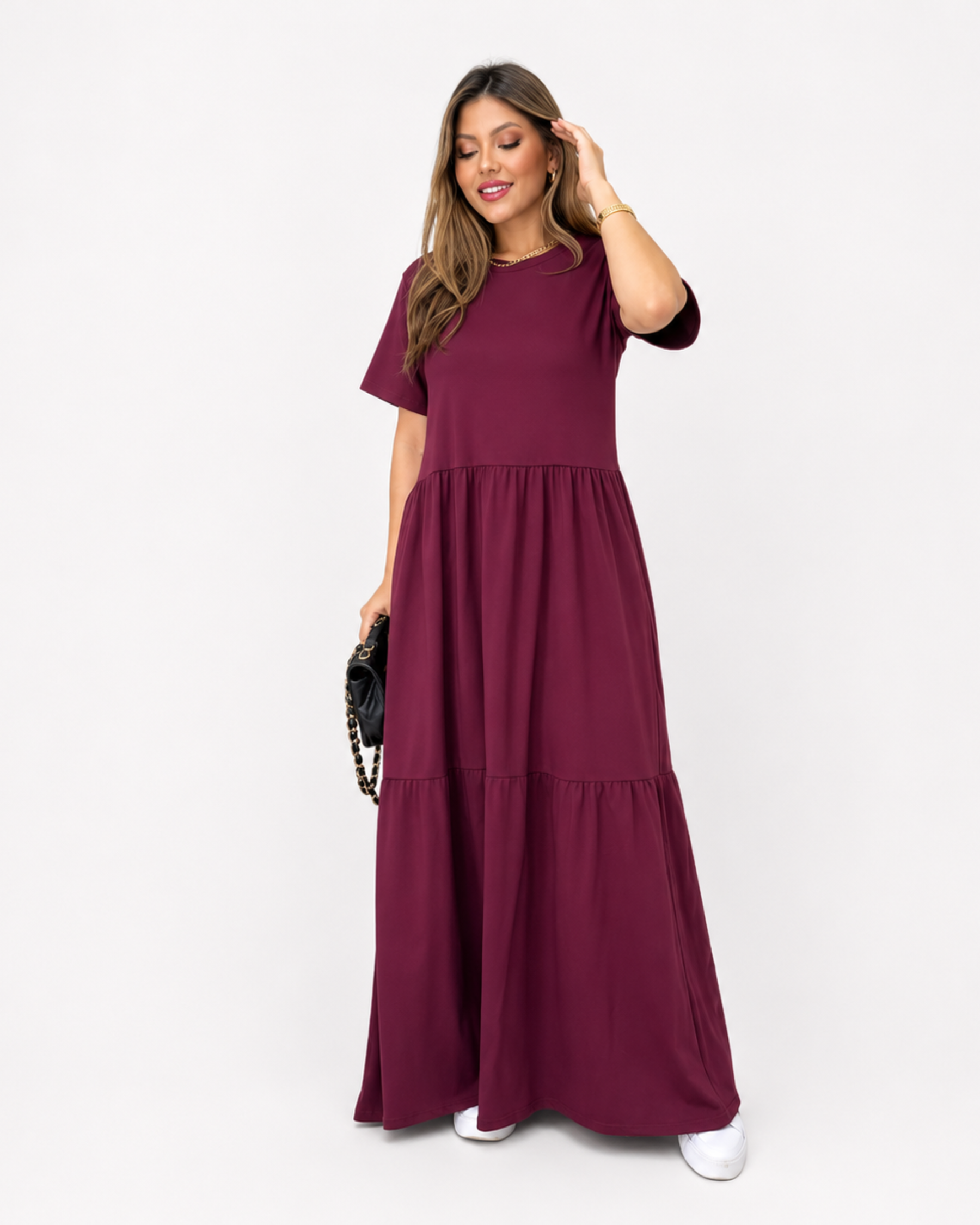Vestido Theodora Elegância sem esforço