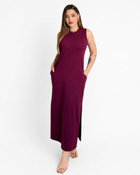 Vestido Ágatha Longo Elegância e Conforto
