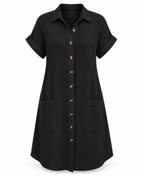 Vestido Chemise Emanuelle Elegante e Atemporal