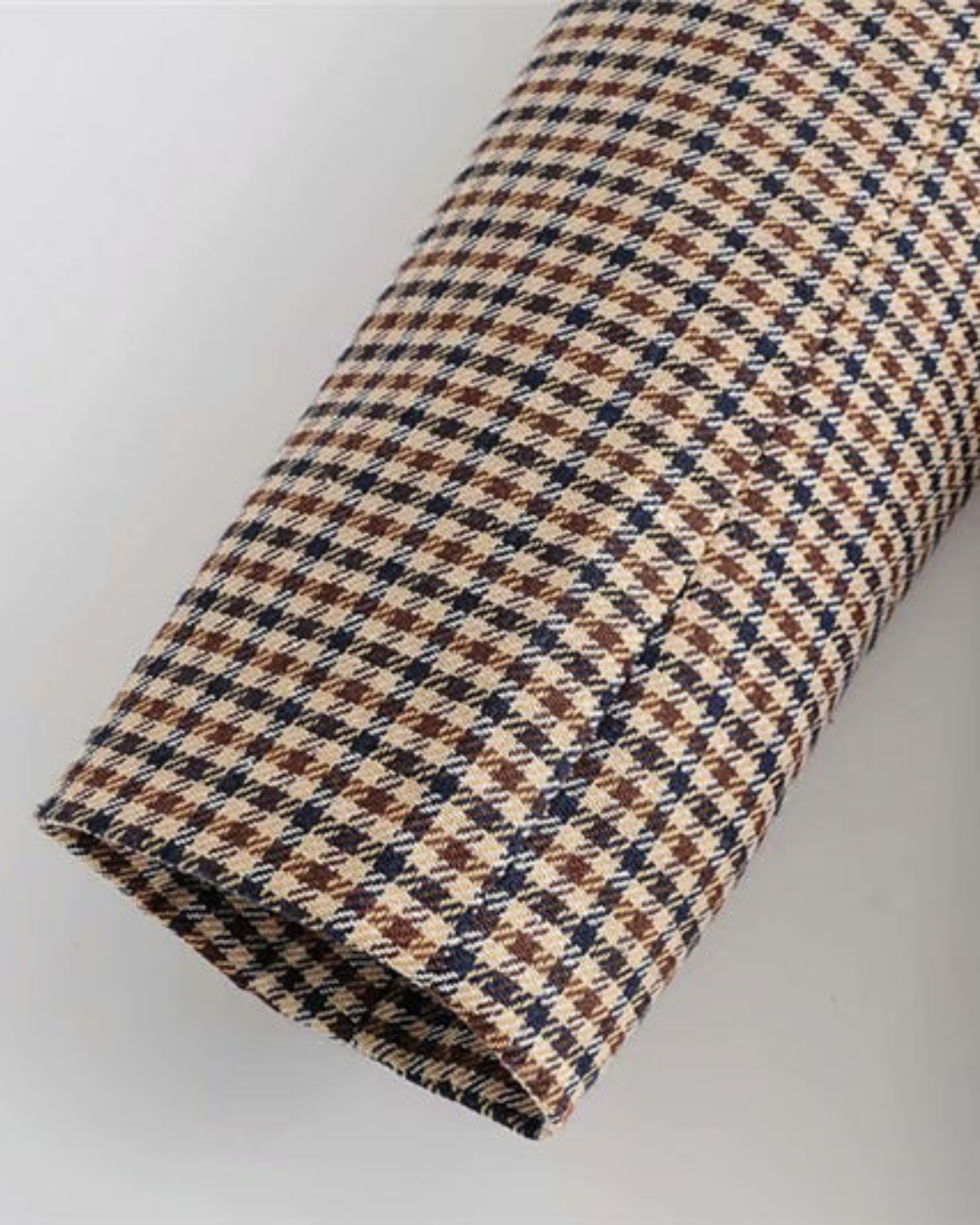 Blazer Helena Corte Alongado Tecido Xadrez