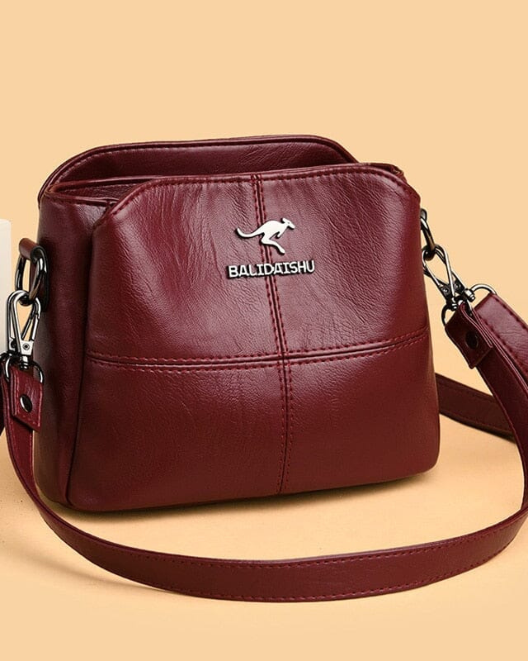 Bolsa Marsupia Couro Muito Espaçosa