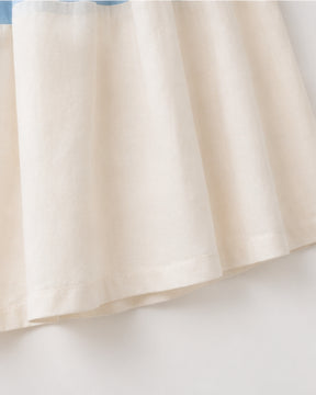 Vestido Serena Longo Bicolor Leve e Elegante.