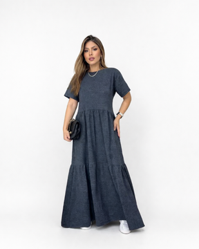 Vestido Theodora Elegância sem esforço