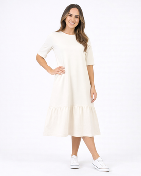 Vestido Julia Midi Elegância e Conforto