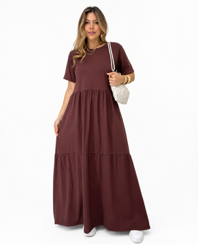 Vestido Theodora Elegância sem esforço