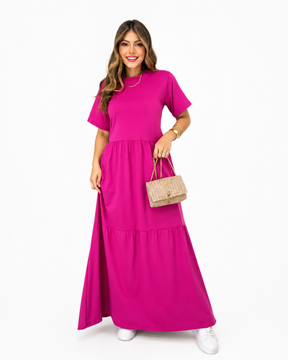 Vestido Theodora Elegância sem esforço