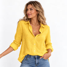 Camisa Leda Manga Longa Elegante e Casual