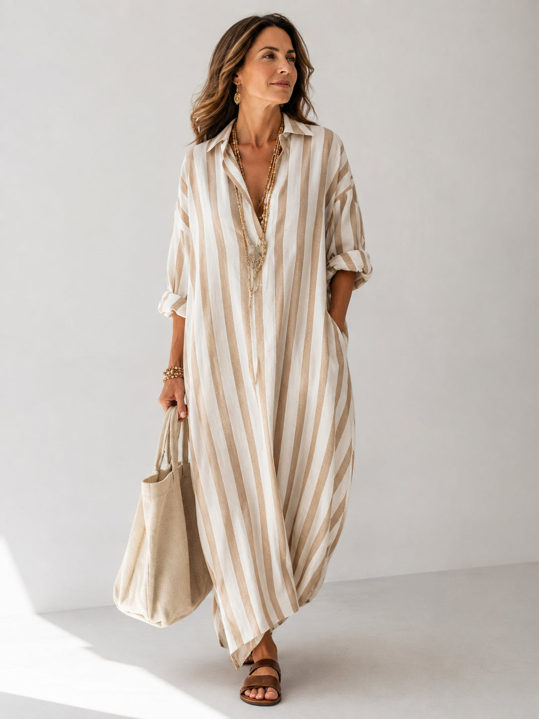 Chemise Giovana Longa Listrada