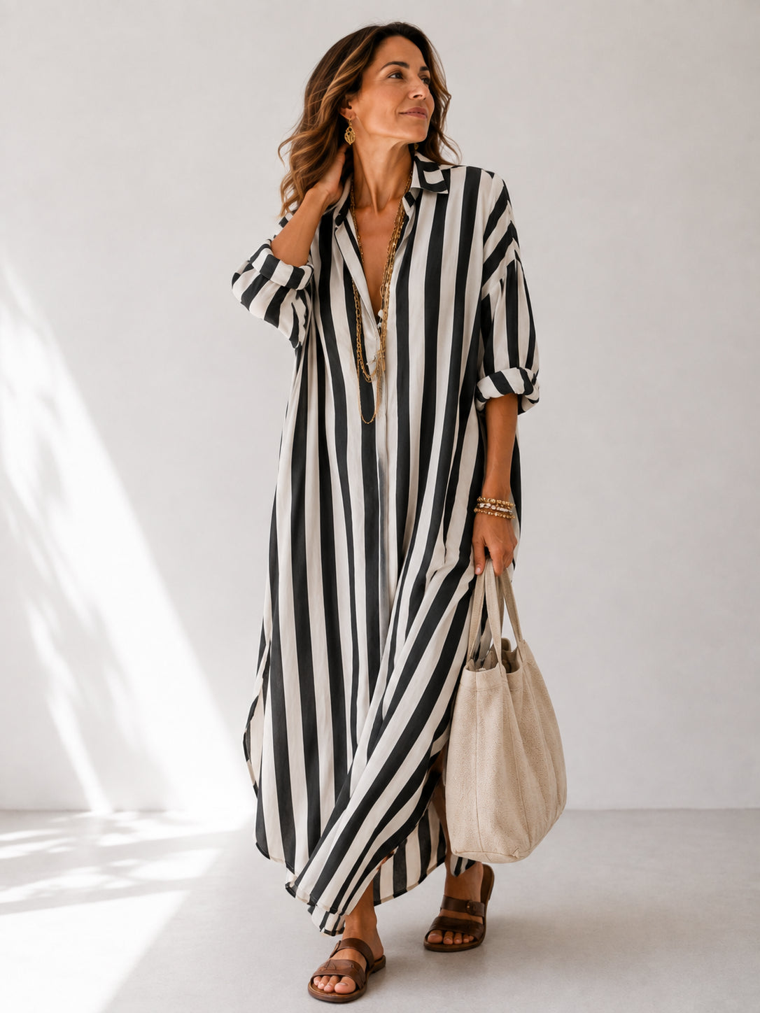 Chemise Giovana Longa Listrada