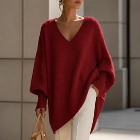 Poncho Tricot Celeste Elegância e Conforto