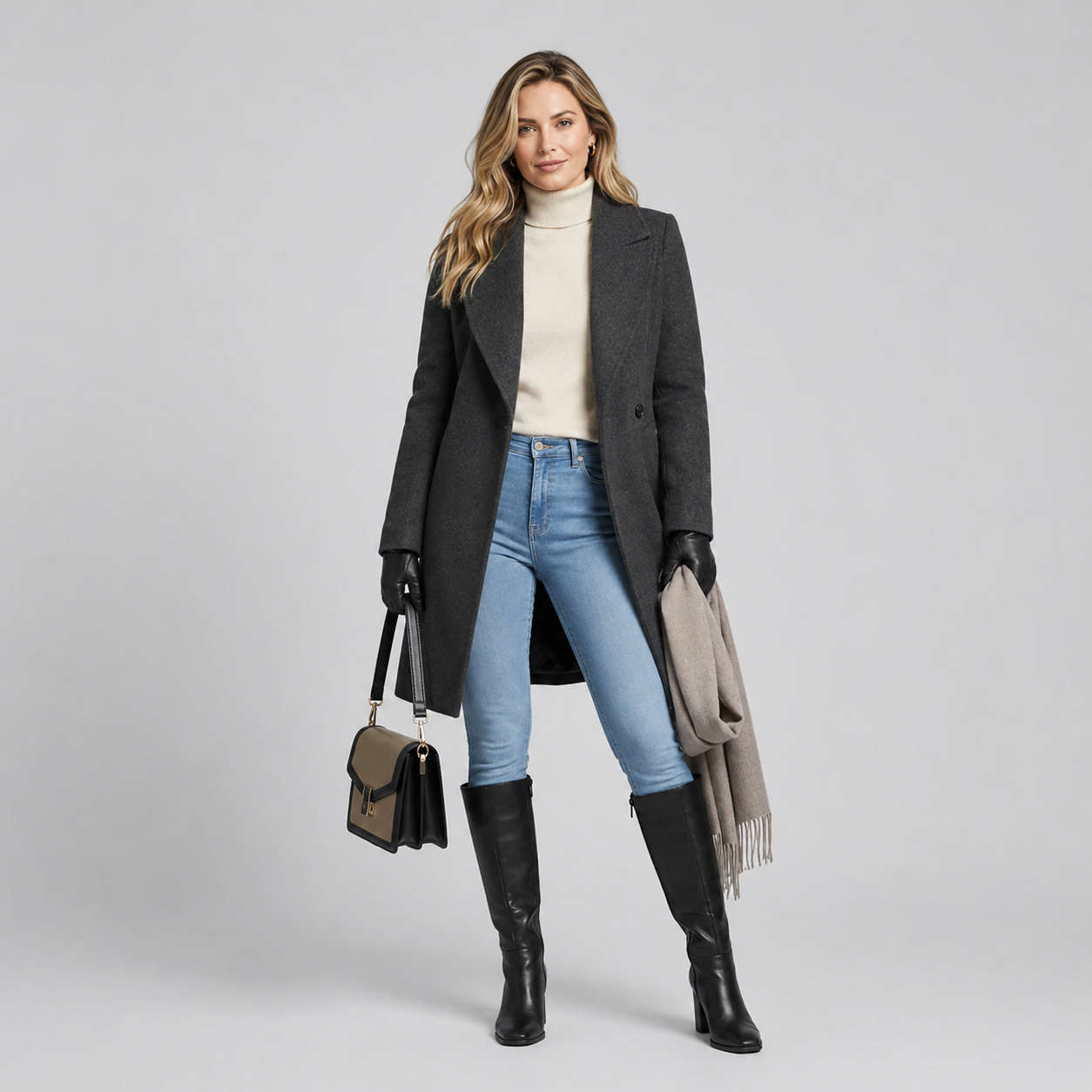 Calça Jeans Hannah Forrada e Aconchegante