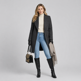 Calça Jeans Hannah Forrada e Aconchegante