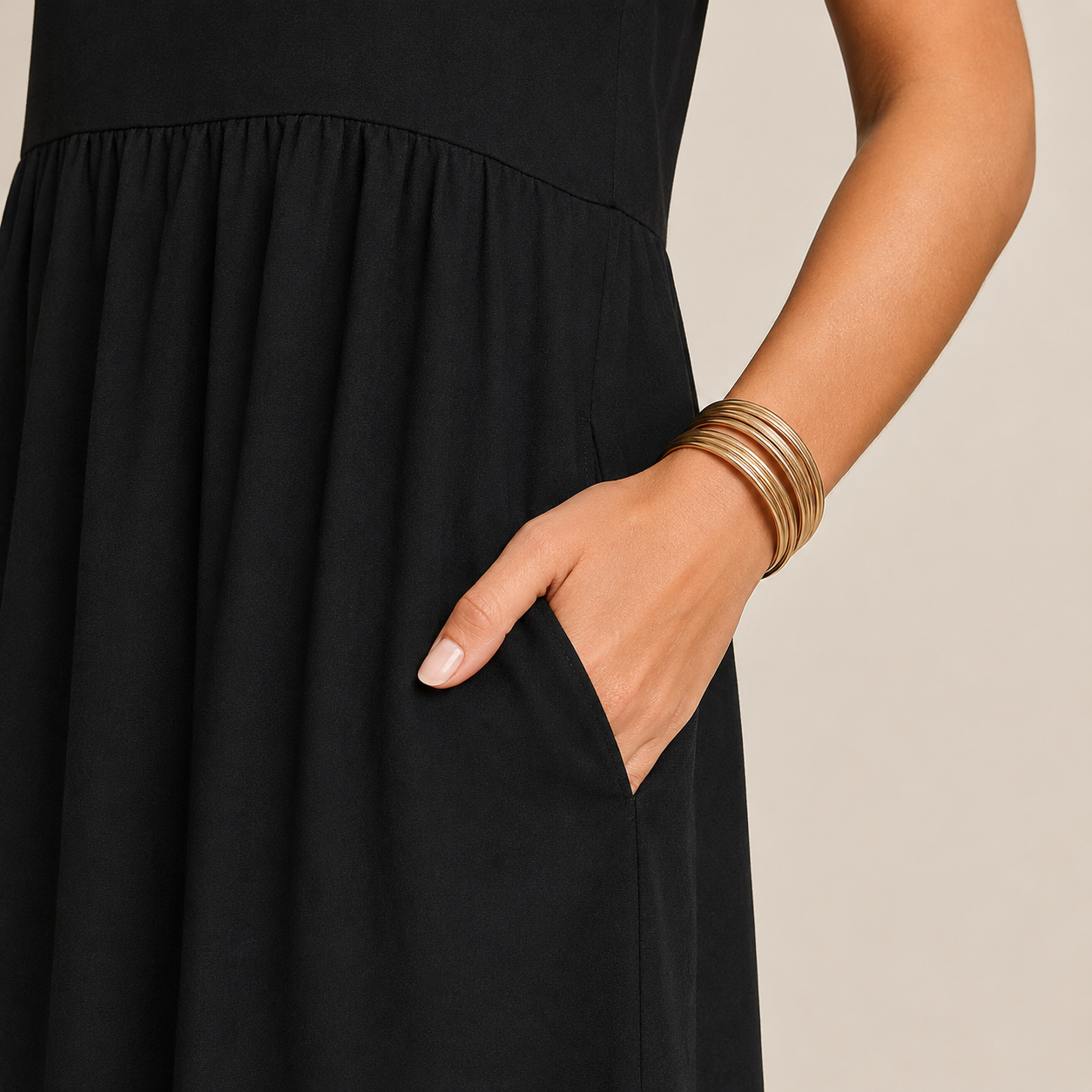 Vestido Alice  Midi e Manga Curta