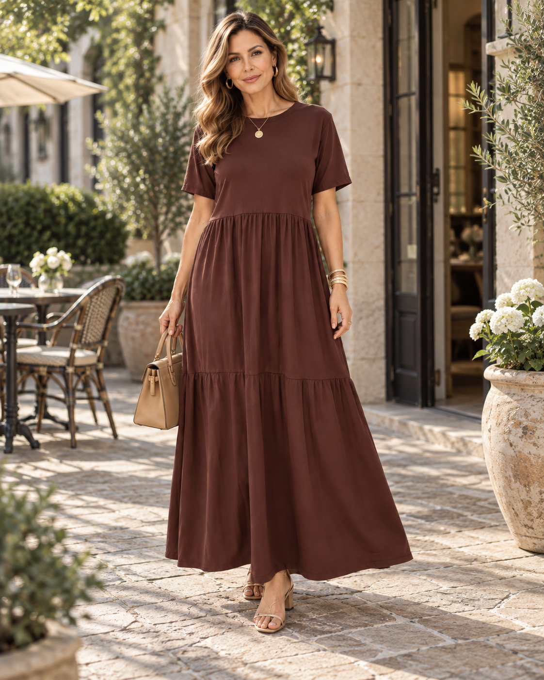 Vestido Theodora Elegância sem esforço