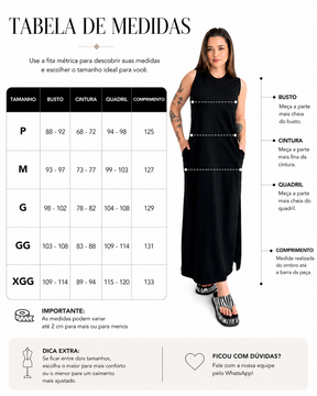 Vestido Ágatha Longo Elegância e Conforto