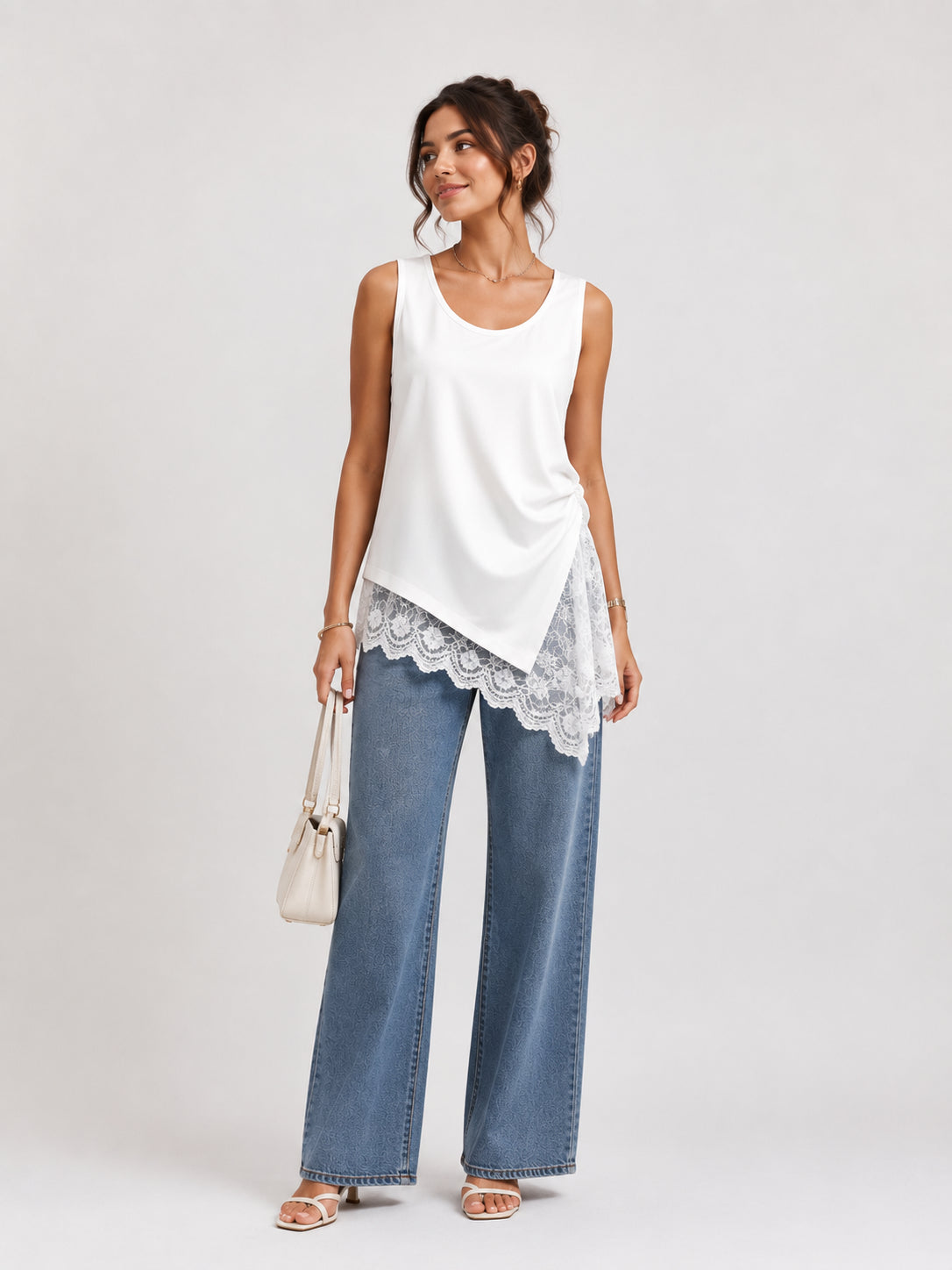 Blusa Adele com Renda Moderna e Delicada