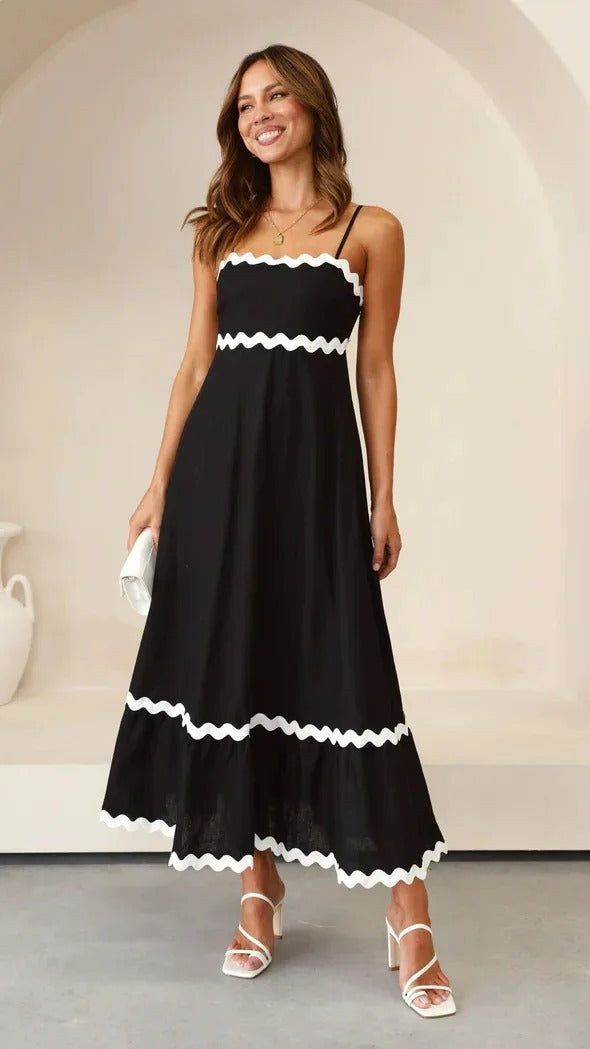 Vestido Aline Midi Elegância