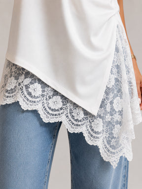 Blusa Adele com Renda Moderna e Delicada
