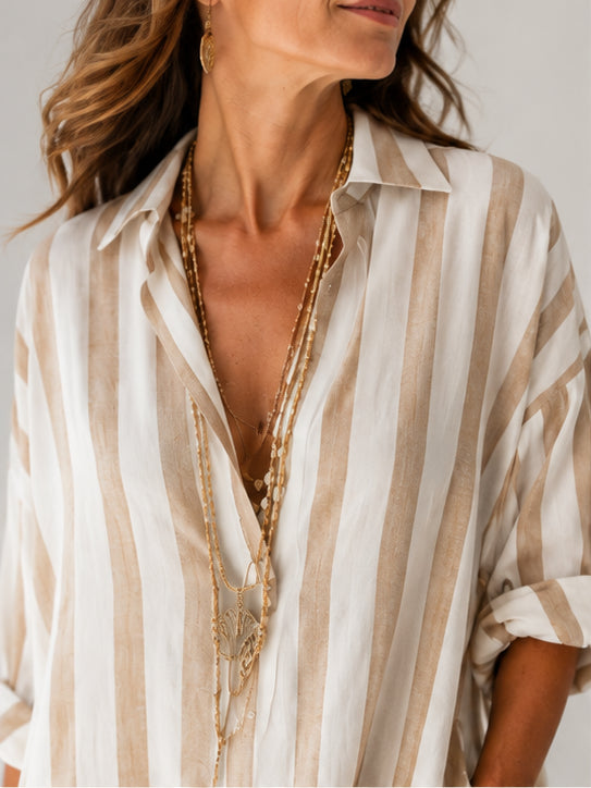 Chemise Giovana Longa Listrada