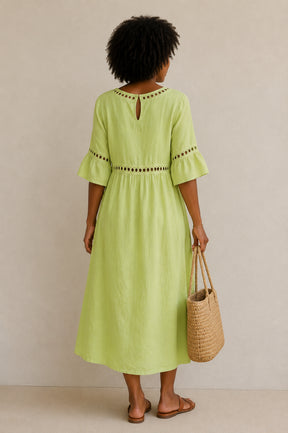 Vestido Eloise Leveza e Elegância.