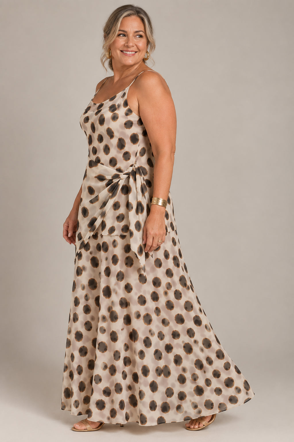 Vestido Naomi Elegância e Movimento
