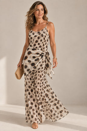 Vestido Naomi Elegância e Movimento