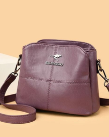 Bolsa Marsupia Couro Muito Espaçosa