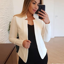 Blazer Nicole  Corte Estruturado sem gola