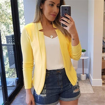 Blazer Nicole  Corte Estruturado sem gola